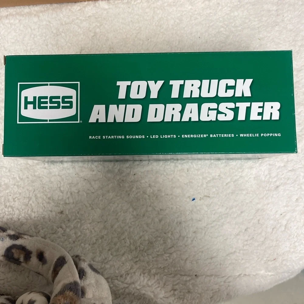 NEW !! Hess 2016 Toy Truck and Dragster. NEVER OPENED.